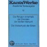 Die Religion Innerhalb Der Grenzen Der Blossen Vernunft door Immanual Kant
