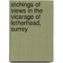 Etchings Of Views In The Vicarage Of Letherhead, Surrey