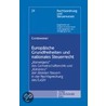 Europäische Grundfreiheiten und nationales Steuerrecht door Axel Cordewener
