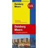 Falk Stadtplan Extra Duisburg, Moers mit Umgebungskarte door Onbekend