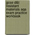 Gcse D&T Resistant Materials Aqa Exam Practice Workbook