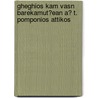 Gheghios Kam Vasn Barekamut?ean A? T. Pomponios Attikos door Marcus Tullius Cicero