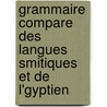 Grammaire Compare Des Langues Smitiques Et de L'Gyptien door E. Van Drival