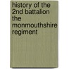 History Of The 2nd Battalion The Monmouthshire Regiment door G.A. Brett