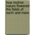How Mother Nature Flowered the Fields of Earth and Mars