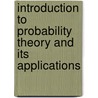 Introduction To Probability Theory And Its Applications door William Feller