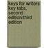 Keys For Writers Key Tabs, Second Edition/Third Edition