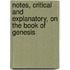 Notes, Critical and Explanatory, On the Book of Genesis