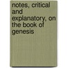 Notes, Critical and Explanatory, On the Book of Genesis door Melancthon Williams Jacobus