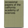 Occasional Papers Of The California Academy Of Sciences door California Academy of Sciences