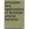 Principles and Applications of Domestic Animal Behavior by Iii Price Edward O.
