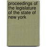 Proceedings Of The Legislature Of The State Of New York door . Anonymous
