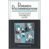 Research Recommendations to Facilitate Distributed Work door Technology'