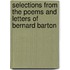 Selections From The Poems And Letters Of Bernard Barton