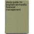 Study Guide For Brigham/Ehrhardt's Financial Management