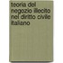 Teoria del Negozio Illecito Nel Diritto Civile Italiano