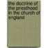 The Doctrine Of The Priesthood In The Church Of England