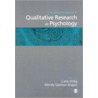 The Sage Handbook of Qualitative Research in Psychology by Willig