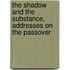 The Shadow And The Substance, Addresses On The Passover