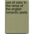Use of Color in the Verse of the English Romantic Poets