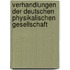 Verhandlungen Der Deutschen Physikalischen Gesellschaft