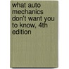 What Auto Mechanics Don't Want You to Know, 4th Edition door Mark Eskeldson