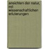 Ansichten Der Natur, Mit Wissenschaftlichen Erluterungen