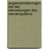 Augenvernderungen Bei Den Erkrankungen Des Nervensystems