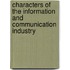 Characters Of The Information And Communication Industry