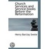 Church Services And Service-Books Before The Reformation