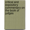 Critical and Expository Commentary on the Book of Judges door Andrew Robert Fausset