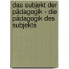 Das Subjekt der Pädagogik - Die Pädagogik des Subjekts door Ulrich Binder