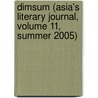 Dimsum (Asia's Literary Journal, Volume 11, Summer 2005) by Unknown