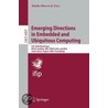 Emerging Directions In Embedded And Ubiquitous Computing door Onbekend