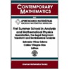 First Summer School In Analysis And Mathematical Physics door Onbekend