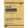 Gcse Chemistry Ocr 21st Century Practice Papers - Higher door Richards Parsons