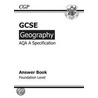 Gcse Geography Aqa A Answers (For Workbook) - Foundation door Richards Parsons
