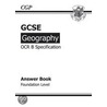 Gcse Geography Ocr B Answers (For Workbook) - Foundation by Richards Parsons