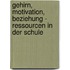Gehirn, Motivation, Beziehung - Ressourcen in der Schule