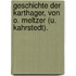 Geschichte Der Karthager, Von O. Meltzer (U. Kahrstedt).