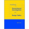 Handbook Of Geotechnical Investigation And Design Tables door Burt G. Look