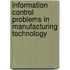 Information Control Problems In Manufacturing Technology