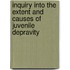 Inquiry Into the Extent and Causes of Juvenile Depravity
