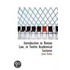 Introduction To Roman Law, In Twelve Academical Lectures