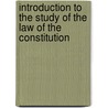 Introduction To The Study Of The Law Of The Constitution by Dicey A.V.