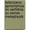 Leibnizens Apriorismus Im Verhltnis Zu Seiner Metaphysik by Adela Silberstein