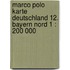 Marco Polo Karte Deutschland 12. Bayern Nord 1 : 200 000