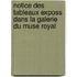 Notice Des Tableaux Exposs Dans La Galerie Du Muse Royal