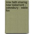 Nrsv Faith Sharing New Testament - Cokesbury - Eddie Fox