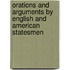 Orations And Arguments By English And American Statesmen
